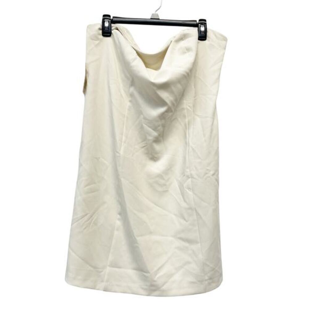 A New Day Women's Cream Tube Strapless Mini Dress Size 17‎